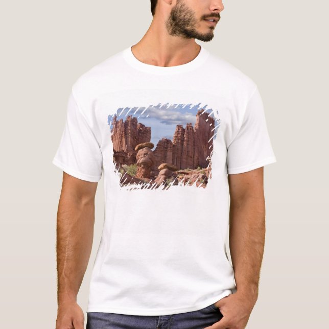 Camiseta EEUU, Utah. Vista de las Torres Pescadoras. Crédit (Anverso)