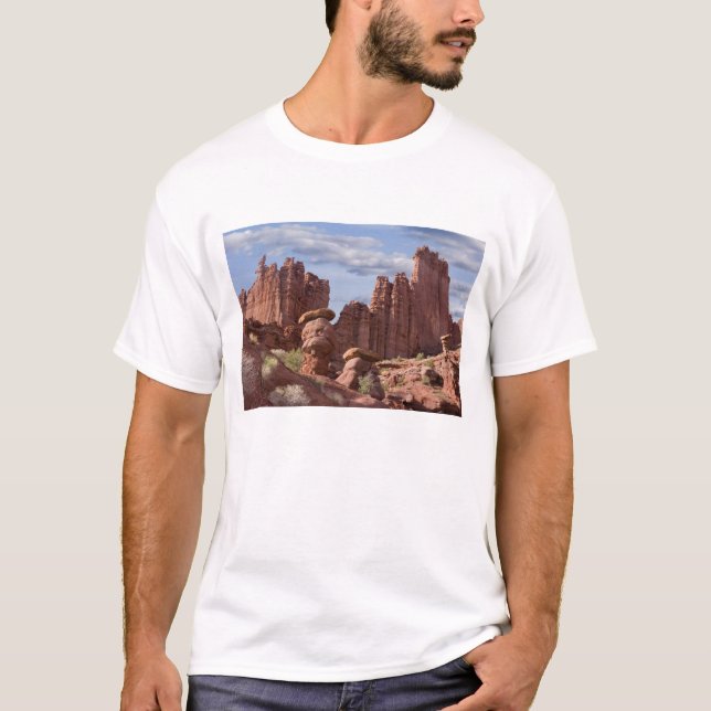 Camiseta EEUU, Utah. Vista de las Torres Pescadoras. Crédit (Anverso)
