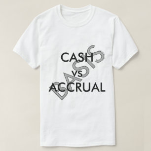 Camiseta "EFECTIVO vs base ACCRUAL"