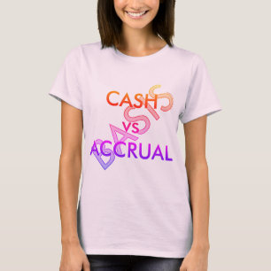 Camiseta "EFECTIVO vs base ACCRUAL"