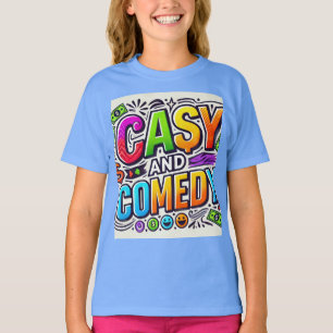 Camiseta Efectivo y comedia (camiseta diseñada)