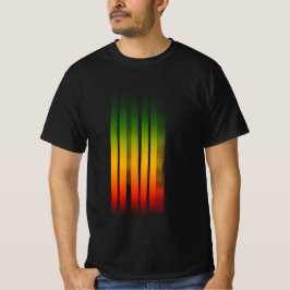 Camiseta Efecto borroso irlandés tipografía rasta reggae
