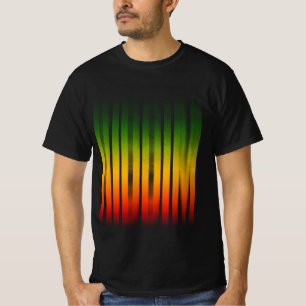 Camiseta Efecto borroso Riddim Tipografía rasta reggae