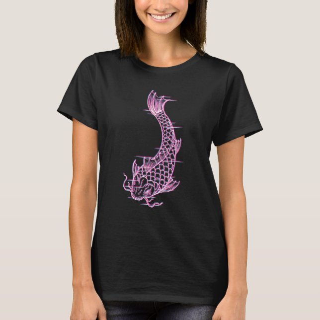 Camiseta Efecto de error de Koi Fish japonés ? Estética Vap (Anverso)