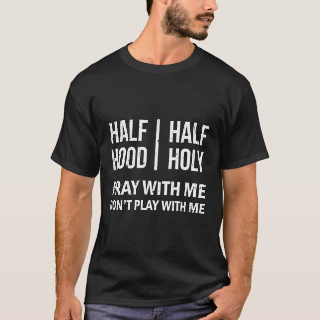Camiseta Efecto de estilo de medio casco sagrado (Anverso)