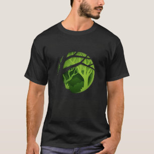 Camiseta Efecto de la jungla silvestre Preservar la biodive