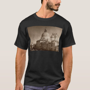 Camiseta Efecto de papel Sepia Gran Canal de Venecia