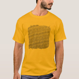Camiseta Efecto del diseño de la frontera de la franja