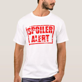 Camiseta Efecto del sello de goma roja de alerta de deflect