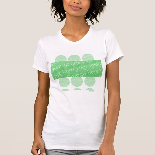 Camiseta Efecto Diseño de círculos y cajas (Anverso)