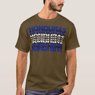 Camiseta Efecto Flip Text de la bandera de Honduras