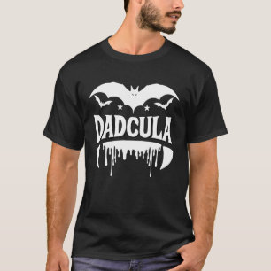 Camiseta Efecto Fluyente de Colmillos de Murciélago Vampiro