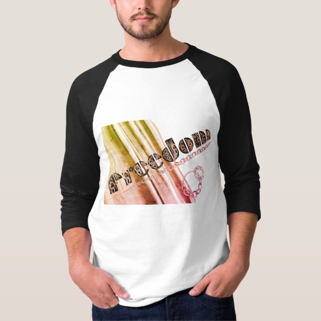 Camiseta Efecto multicolor metálico de la libertad escrito  (Anverso)
