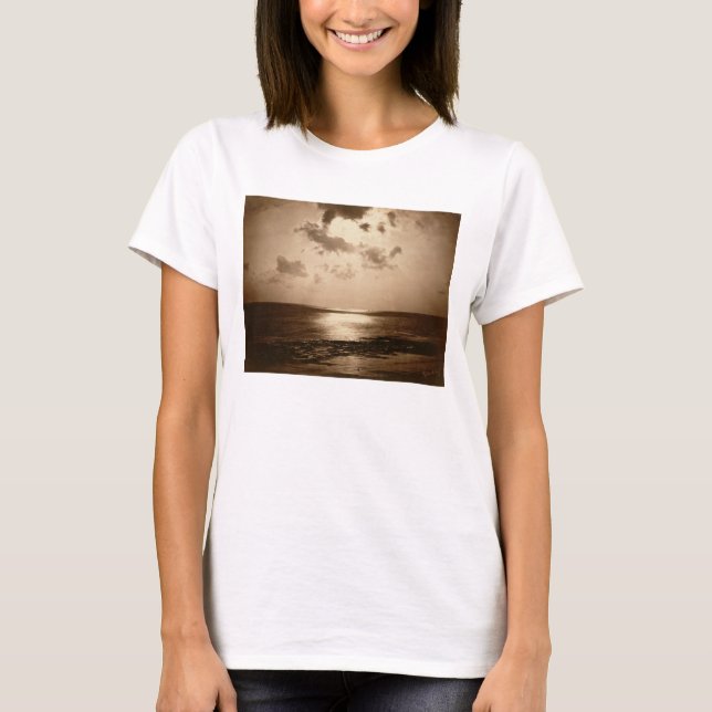 Camiseta Efecto solar - Océano, 1857 (huella de albúmina de (Anverso)