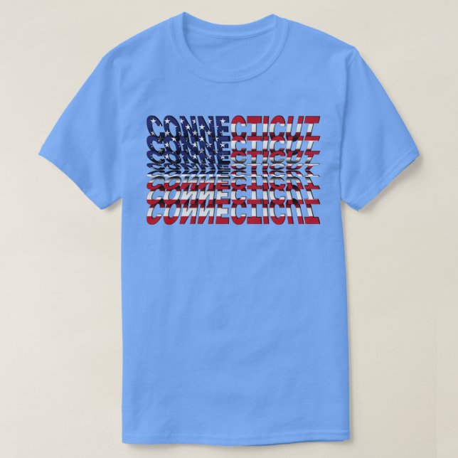 Camiseta Efecto Voltear texto de conexión (Diseño del anverso)