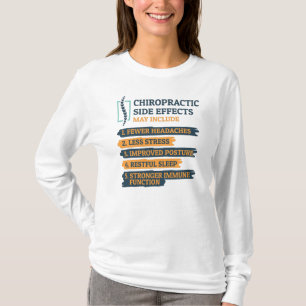 Camiseta Efectos adversos quiroprácticos Quiropráctico