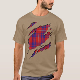 Camiseta Efectos de cuadros escoceses Clan Hamilton Tartan