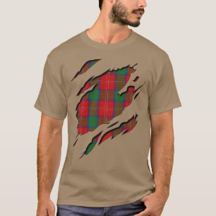 Camiseta Efectos de Cuadros Tartán del Clan Chisholm