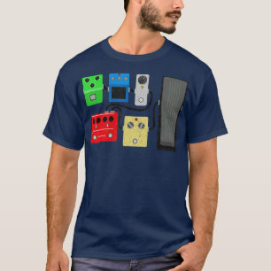 Camiseta Efectos de guitarra vintage Stompbox del pedal