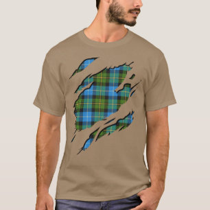 Camiseta Efectos de la tela escocesa de tartán de MacNeil