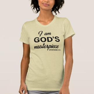 Camiseta Efesios 2:10 Soy el verso biblial de la obra maest