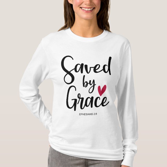 Camiseta Efesios 2:8 (Anverso)