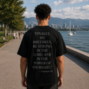 Camiseta Efesios 6:10 Sé Fuerte En El Señor