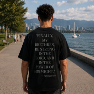 Camiseta Efesios 6:10 | Sé Fuerte En El Señor 
