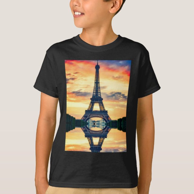Camiseta Effel Tower Paris Evending European Travel (Anverso)