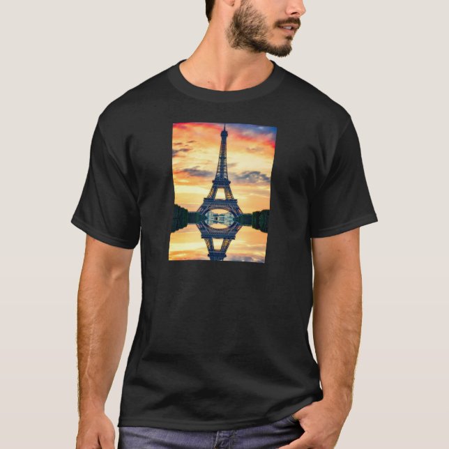 Camiseta Effel Tower Paris Evending European Travel (Anverso)