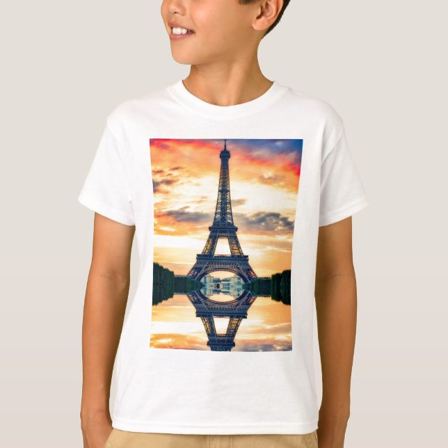 Camiseta Effel Tower Paris Evending European Travel (Anverso)