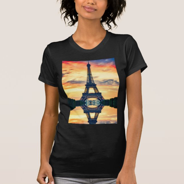 Camiseta Effel Tower Paris Evending European Travel (Anverso)