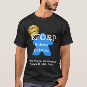 Camiseta EFORP 2025 Edición Deluxe de 10º Aniversario Azul