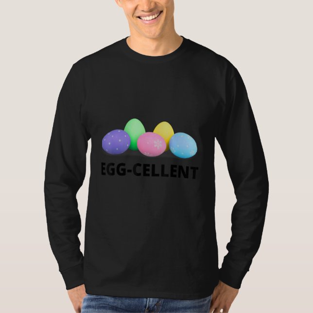 Camiseta Egg Cellent Happy Easter Day Mother Dad Chica Boy  (Anverso)