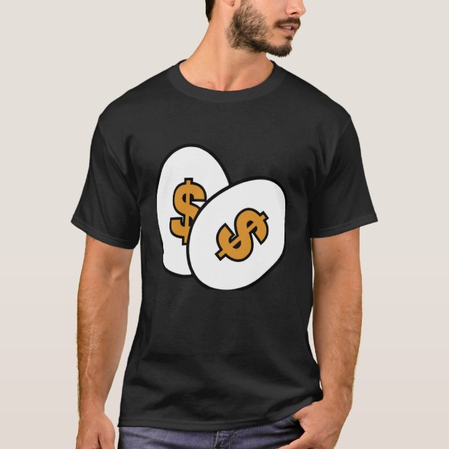 Camiseta Egg Gold Dollar Sign (Anverso)