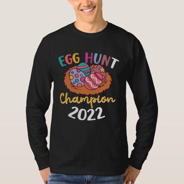 Camiseta Egg Hunt Champion 2022 Festival Easter Bird s Nest (Anverso)