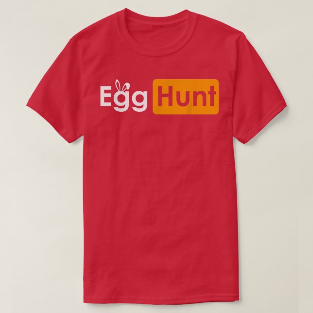 Camiseta Egg Hunt Easter Day Funny Sarcastic Meme Adult Hum (Diseño del anverso)