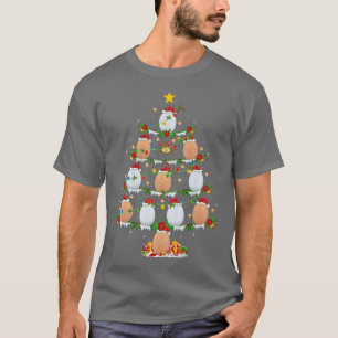 Camiseta Egg Lover Xmas Lights Eggs Christmas Tree