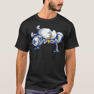 Camiseta Egg WeightLifting Accident Fitness Gym Motivation 
