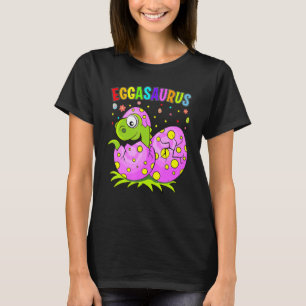 Camiseta Eggasaurus Stegosaurus Huevo de Pascua Dinosaurio