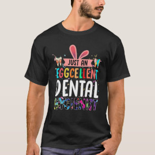 Camiseta Eggcellent Dental Hygienist Easter Tooth Médica