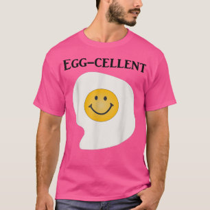 Camiseta Eggcellent Ecellent Funny Food Chiste Pun 