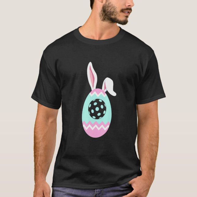 Camiseta Eggcellent Pickleball Easter Egy Bunny Ears (Anverso)