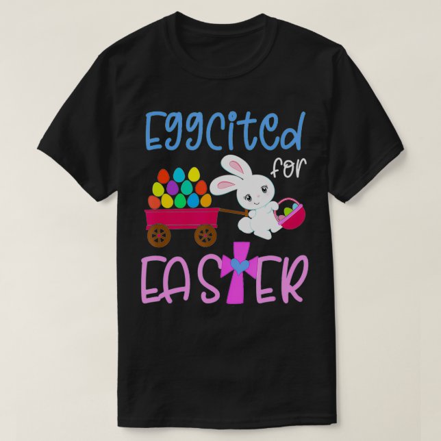 Camiseta EGGCITO POR LA Cacería DE huevos para conejitos de (Diseño del anverso)