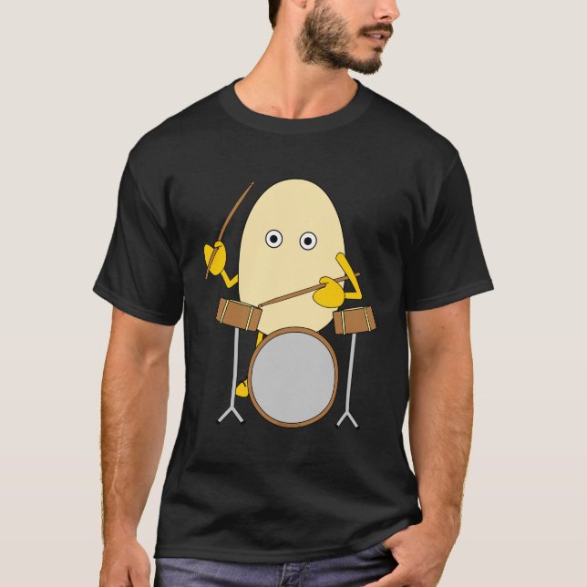 Camiseta Egghead Drummer (Anverso)