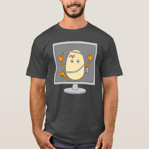 Camiseta Egghead para el ordenador