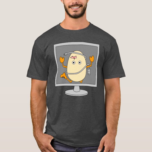 Camiseta Egghead para el ordenador (Anverso)