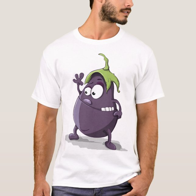 Camiseta eggplant art (Anverso)