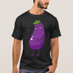 Camiseta Eggplant - Fruta de regalo de fruta Graciosa de be