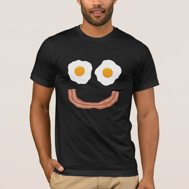 Camiseta eggs el tocino (Anverso)